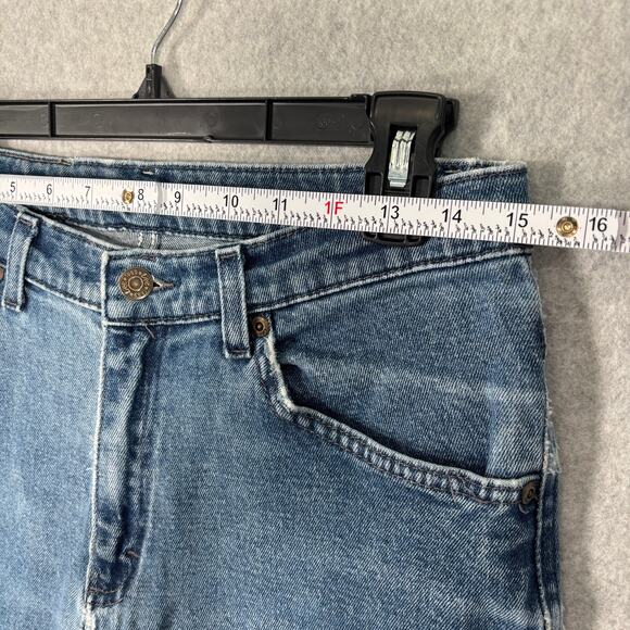 Vintage 90s Lee Jeans Womens 10 Mom Tapered High Rise Distressed Fade Worn 30x29 - Picture 7 of 14